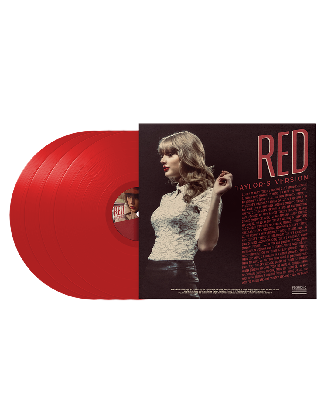 RED (Taylor's Version) Red Vinyl back