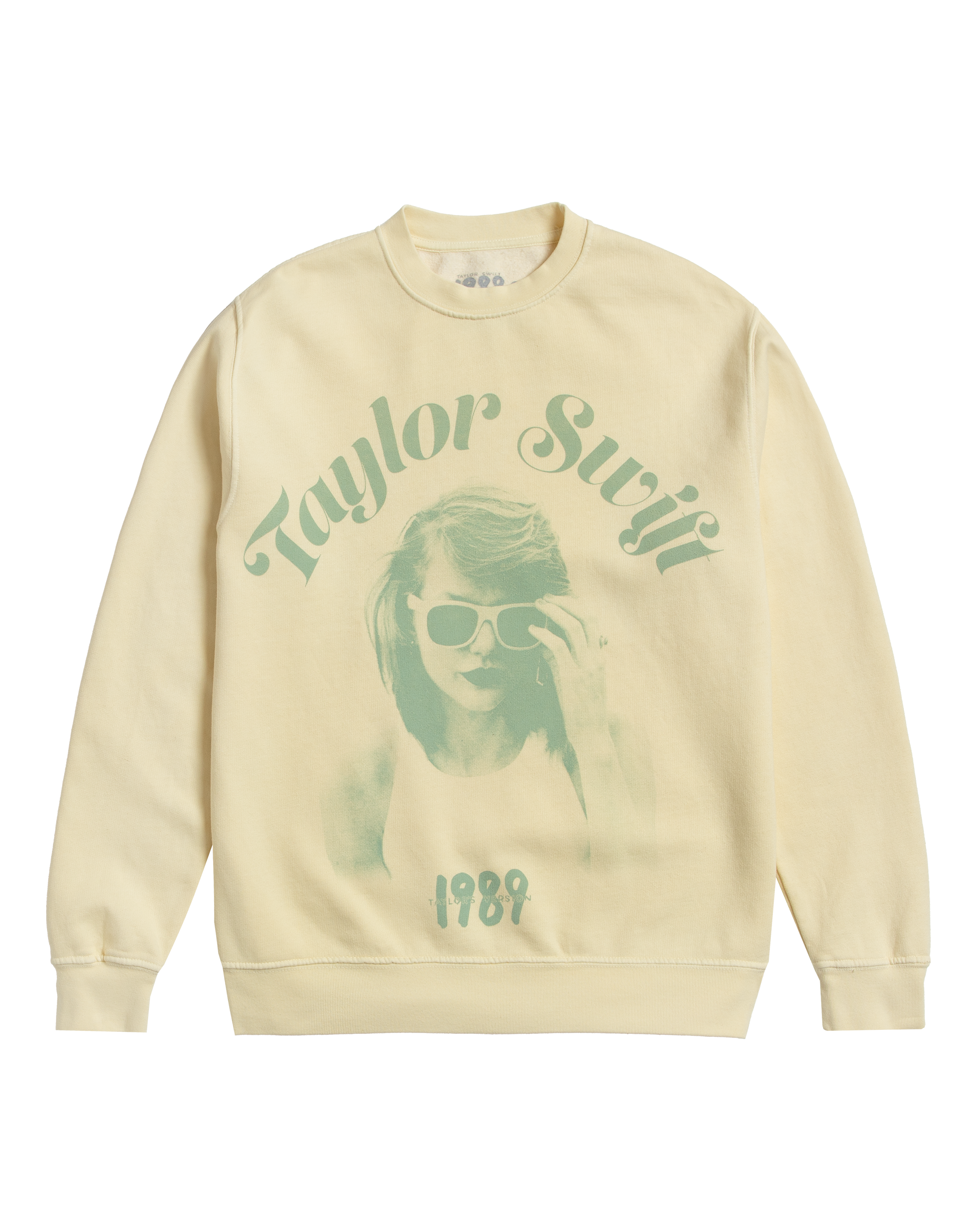 From The Vault Light Yellow 1989 (Taylor's Version) Photo Crewneck front