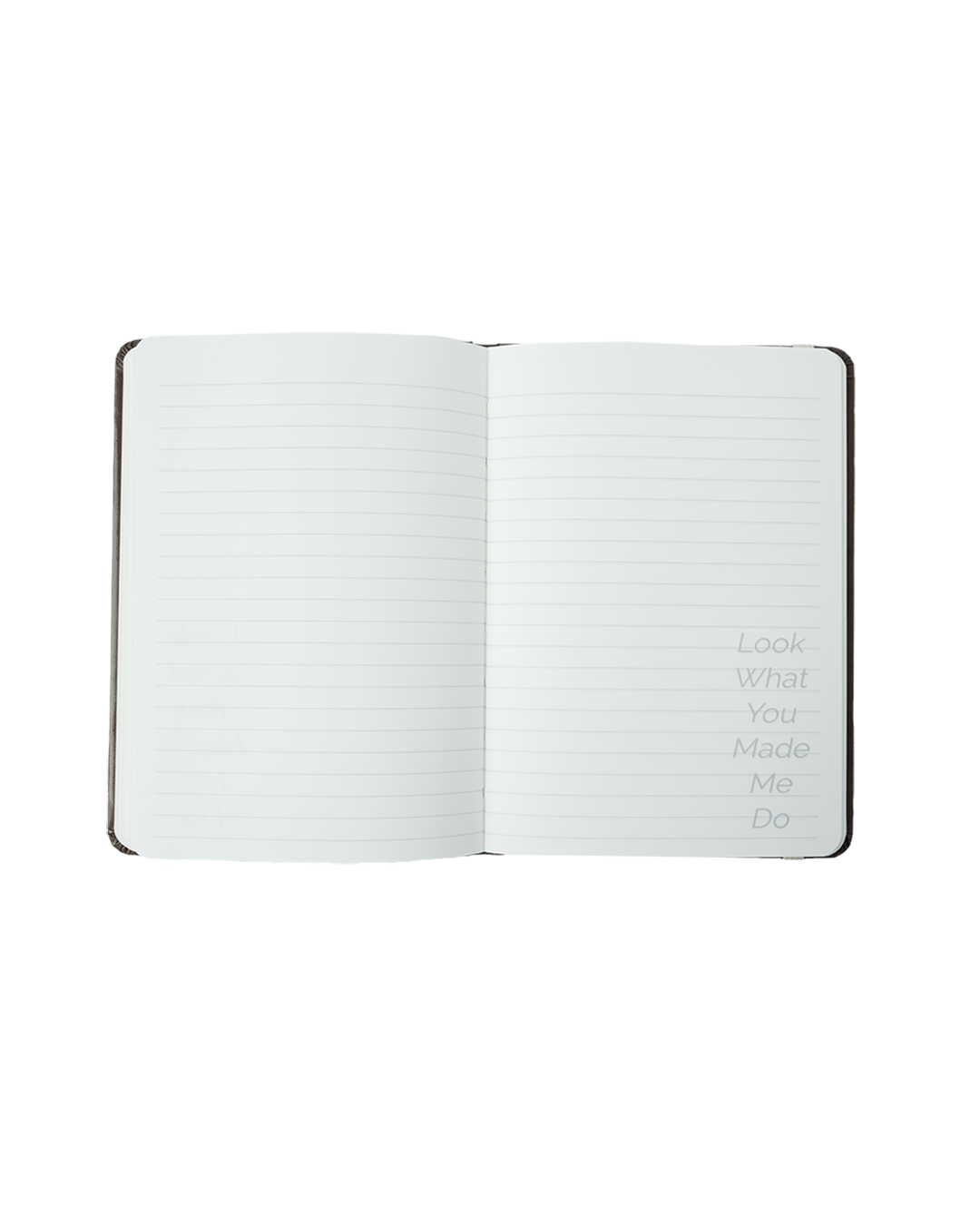 Jack Leopards Notebook open