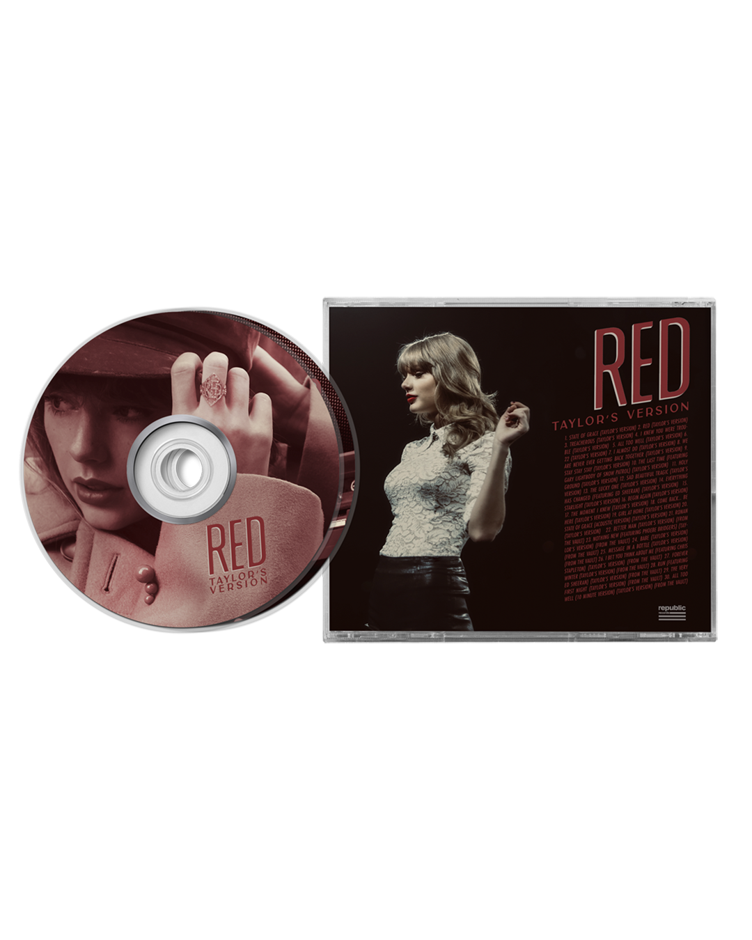 RED (Taylor's Version) CD back