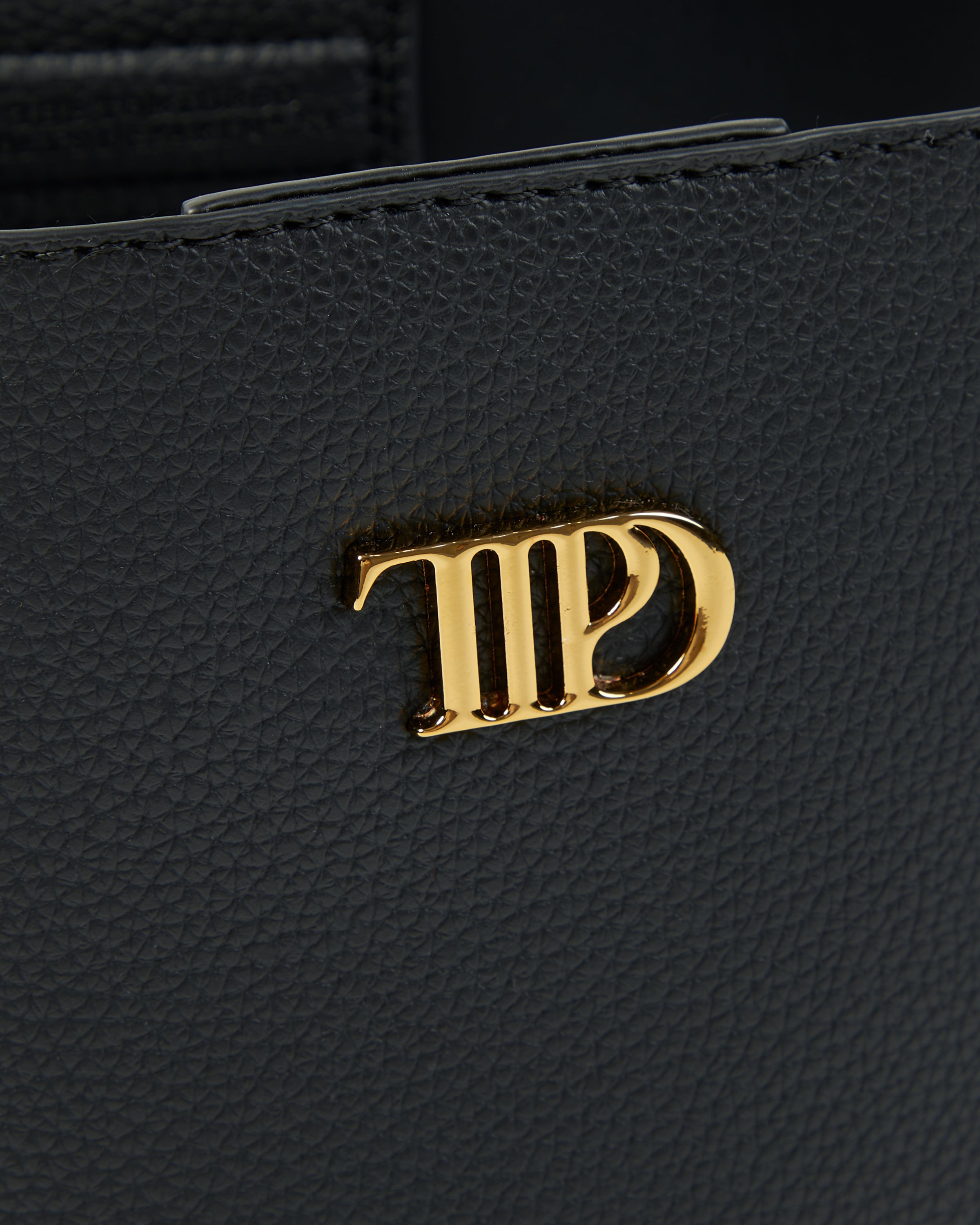 TTPD Black Purse logo detail
