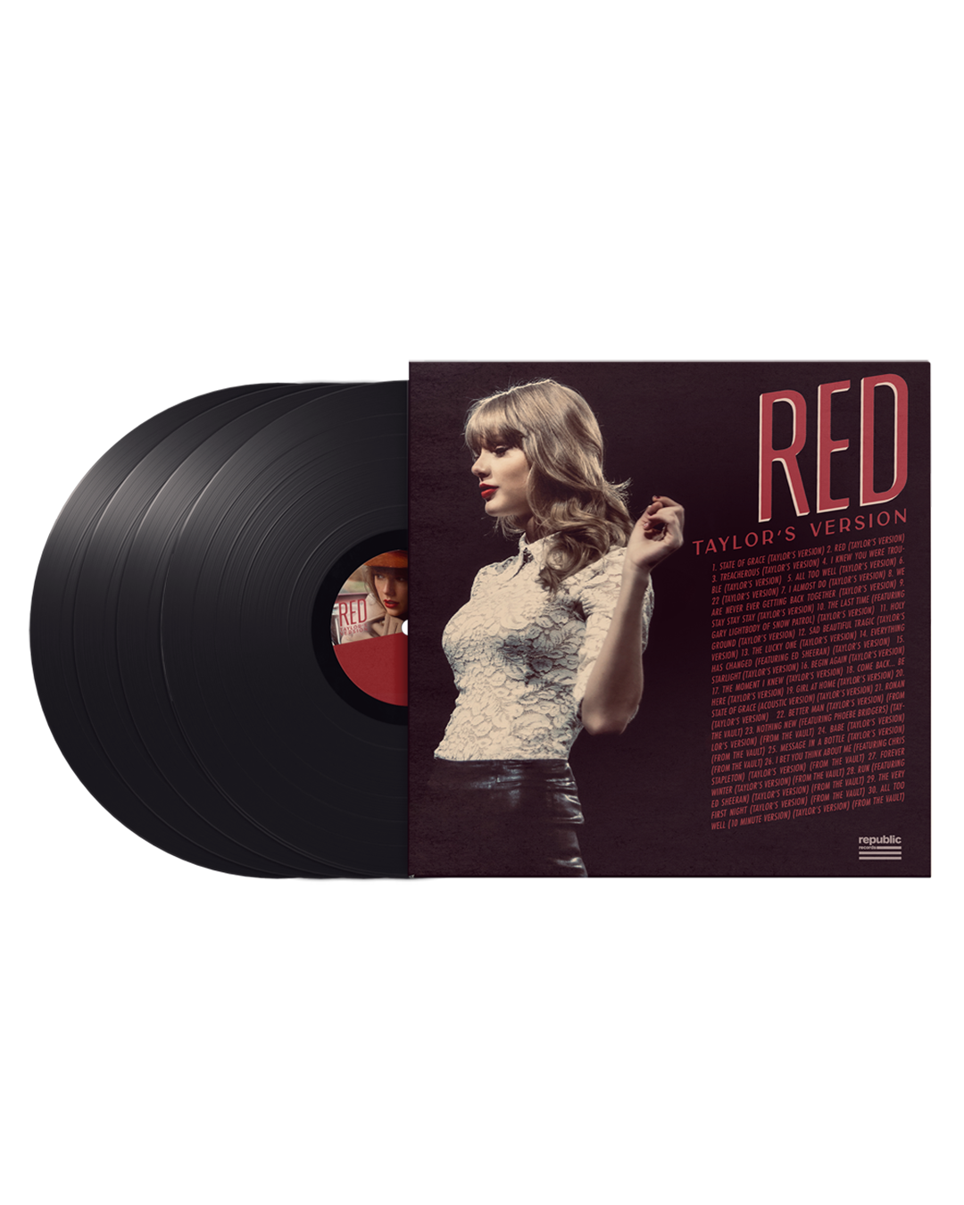 Red (Taylor's Version) Vinyl back