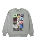 Taylor Swift | The Eras Tour II Gray Crewneck front