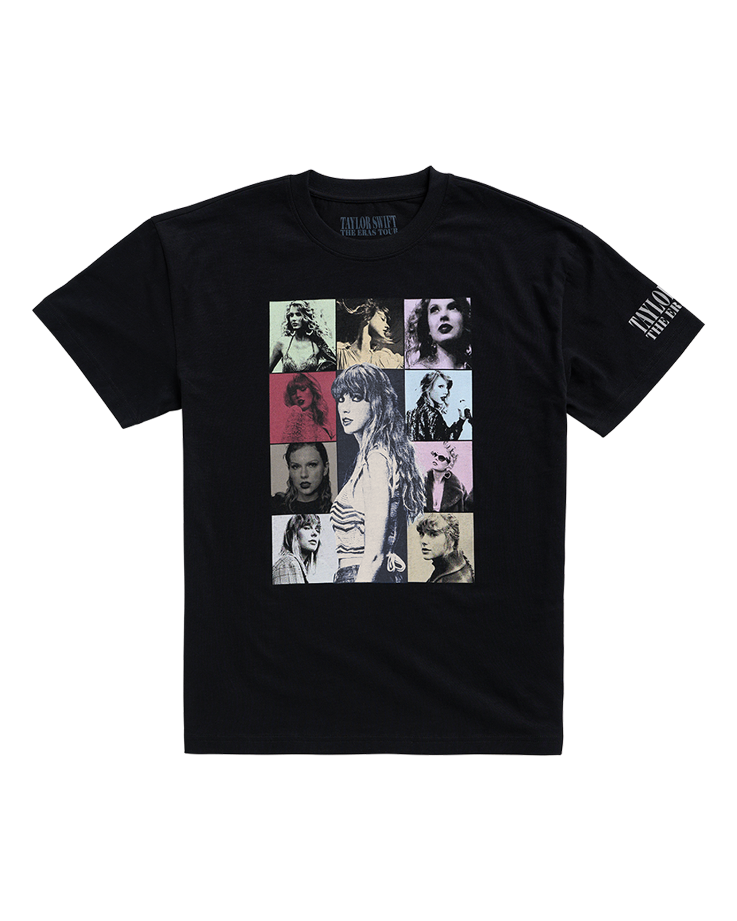 Taylor Swift | The Eras Tour Through LA Black T-Shirt