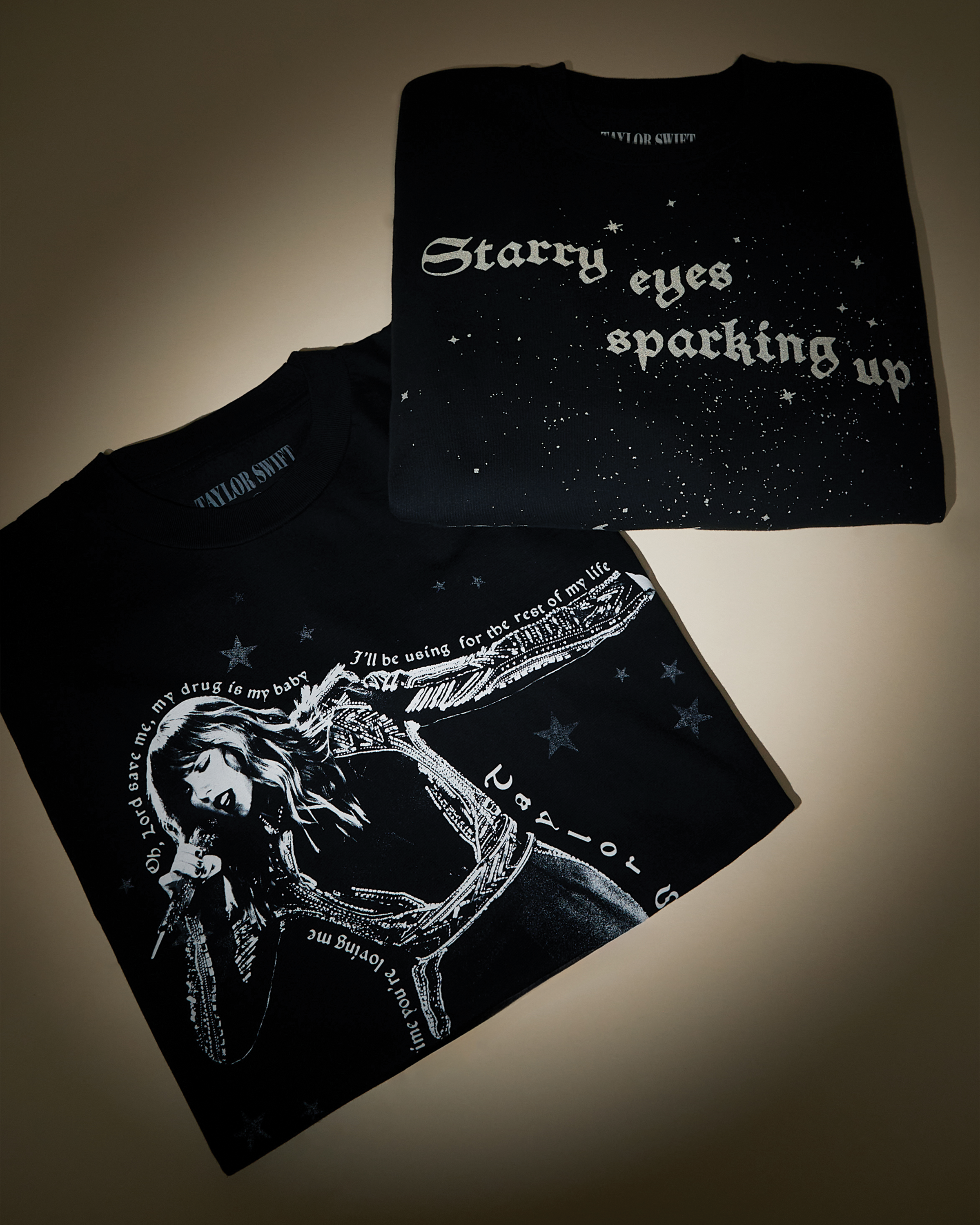 Sparking Up My Darkest Night Crewneck editorial