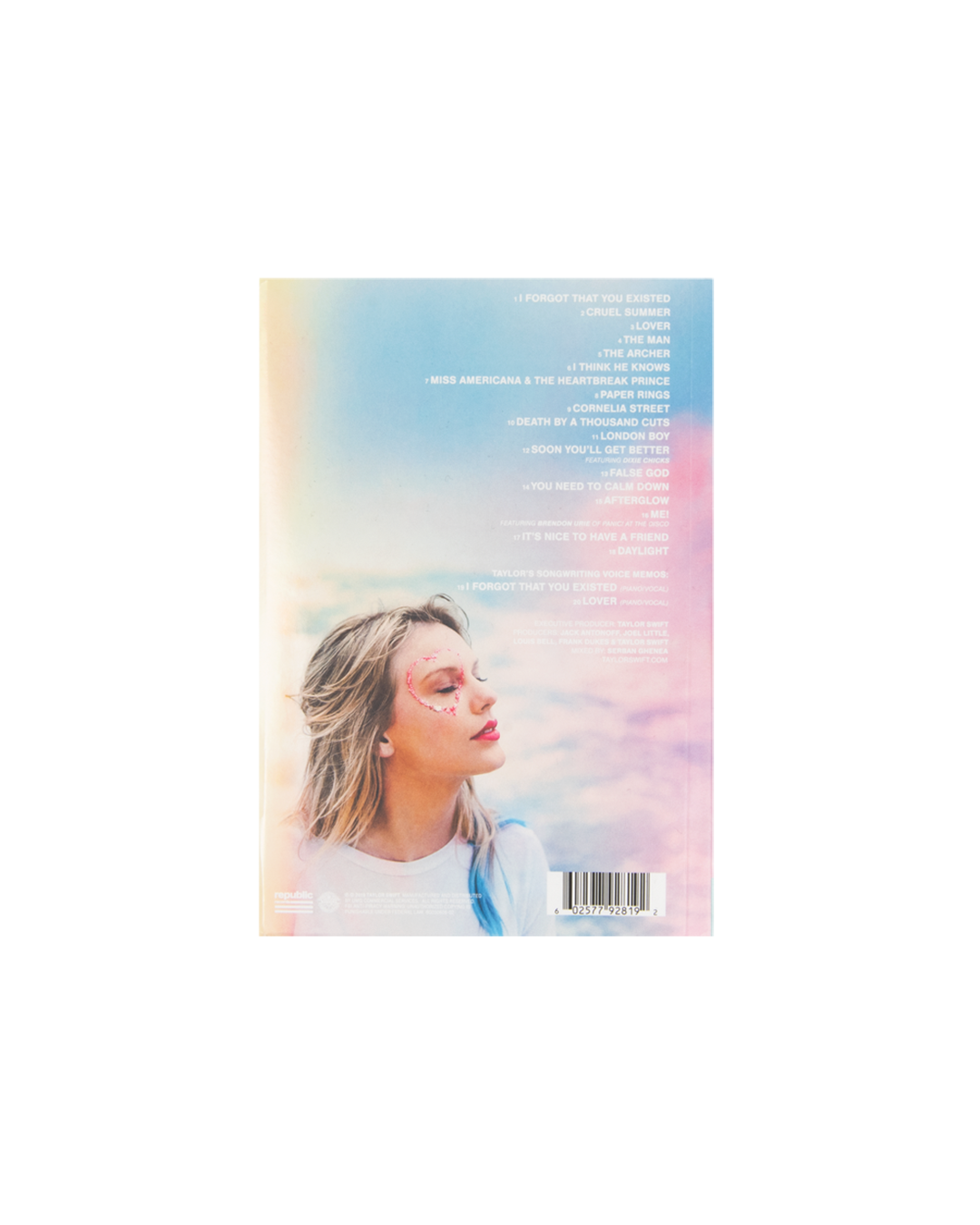 Lover CD Deluxe Version 3 back
