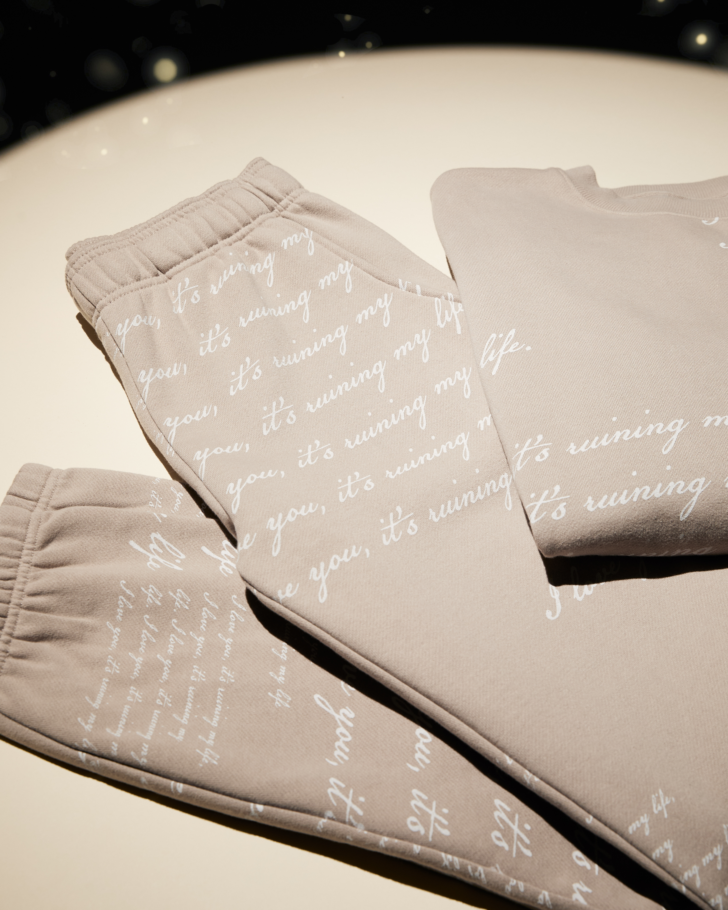 I Love You It's Ruining My Life Boxy Cropped Crewneck editorial