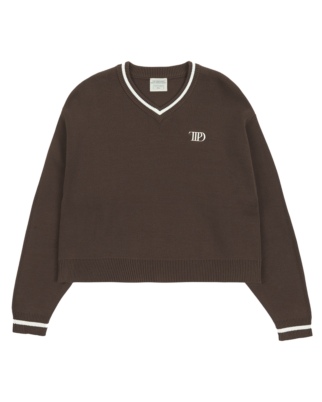 TTPD V-Neck Cropped Sweater front