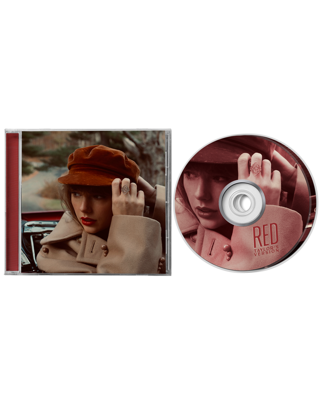 RED (Taylor's Version) CD (Clean) front with disc